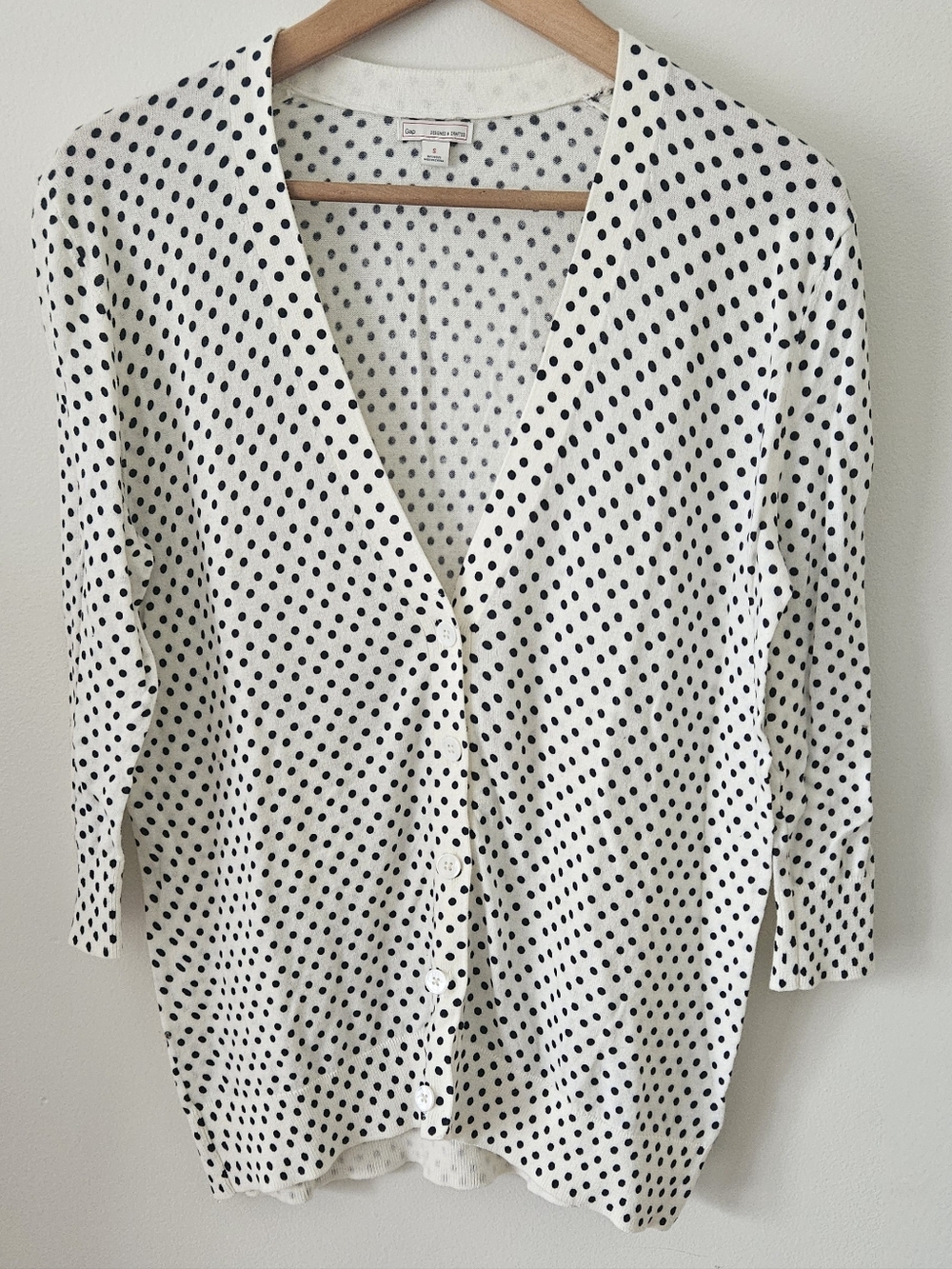 Gap Polka Dot Button Down Cardigan